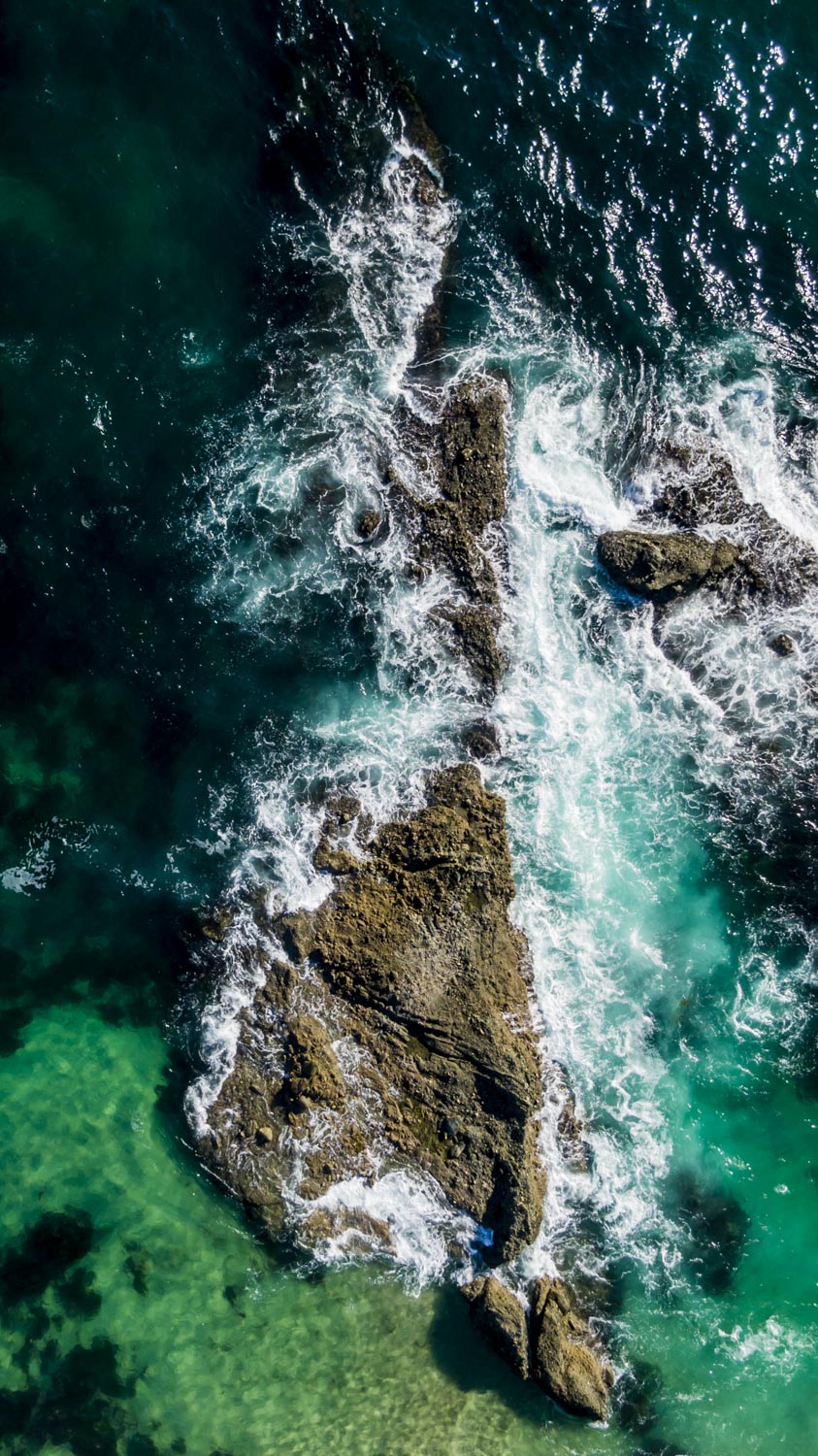 Rocks and Clear water